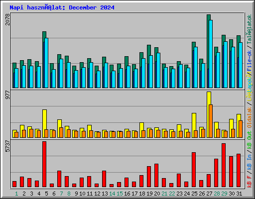 Napi használat: December 2024